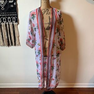H&M Floral Kimono Coachella Collection